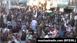 A protest in Quetta on November 14 joined the calls for Wazir's release.