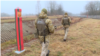 Ukrajinski graničari patroliraju blizu bjeloruske granice (12. novembar 2021.)