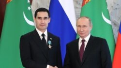  Putin uruş başlaly bäri amala aşyrýan ilkinji daşary ýurt saparlarynyň çäginde Türkmenistana barýar