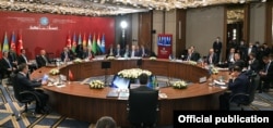 Түркітілдес мемлекеттер ынтымақтастық кеңесінің 8-саммиті. Түркия, 12 қараша 2021 жыл.