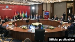 Түркітілдес мемлекеттердің ынтымақтастық кеңесінің 8-саммиті. Түркия, 12 қараша 2021 жыл.