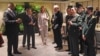 ԱՄՆ-ի և Չինաստանի պաշտպանության նախարարներ Լոյդ Օսթինը և Վեյ Ֆենհեն «Շանգրի-Լայի երկխոսություն» հավաքում, Սինգապուր, 11 հունիսի, 2022թ.