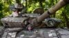 Танк Вооруженных Сил Украины на боевых позициях. Донецкая область, июнь 2022 года