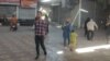 Shopkeepers have closed their stalls in markets in Iran.