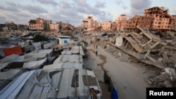 O stradă din Gaza City, 2 septembrie 2026.