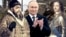 Иван Грозный, Владимир Путин и Петр Первый, коллаж