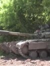 Тенковска битка во украински Доњецк