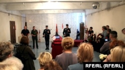 Похороны российского военнослужащего, иллюстративное фото