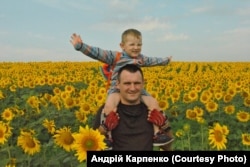 Андрій Карпенко з сином