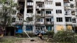 Последствия обстрела Бахмута. Июнь 2022 года 