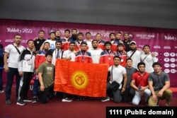 Кыргызстандын курама командасы мелдештен соң.