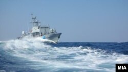 Спасувачки брод во Грција 