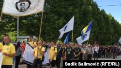 Učesnici Marša mira u Potočarima, 10. jul 2022. 
