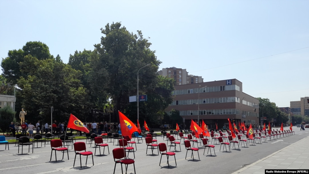 Протест на ССМ пред Собранието
