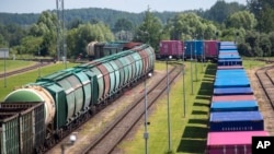 Железнодорожное сообщение между Россией и Литвой, архивное фото