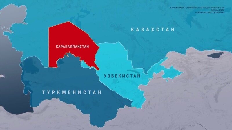 МУС Каракалпакстану назвала мітынгі супраць зьменаў у Канстытуцыі «спробай захопу ўлады»; прэзыдэнт Узбэкістану вылецеў у Нукус