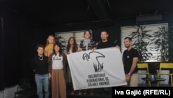 Ekološki aktivisti "EKO Društvene akcije", pokreta "Marš sa Drine" i aktivisti iz Portugala, Nemačke, Velike Britanije, Španije i Argentine