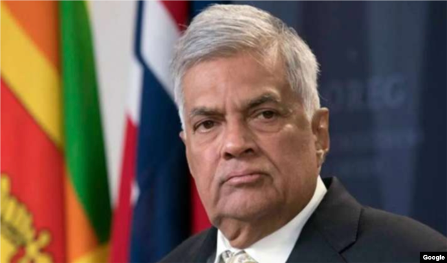 Kryeministri i Shri Lankës, Ranil Wickremesinghe.