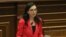 Armenia - Deputy Justice Minister Anna Vardapetian addresses the parliament, Yerevan, July 9, 2019.