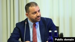 Armenia - Economy Minister Vahan Kerobian, July 7, 2022.