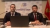 Bivši ministri Milojko Spajić i Jakov Milatović osnovali su politički pokret pod imenom "Evropa sad". Podgorica 27. jun 2022. Foto: Aleksandar Ljumović