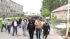 Armenia - Relatives of a deadly shooting demonstrate in Aparan, June 25, 2022.
