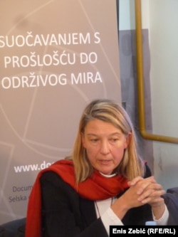 Voditeljica zagrebačkog Centra za suočavanje s prošlošću Documenta Vesna Teršelič