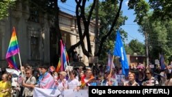 Moldova, Marșul LGBT, 19 iunie 2022.