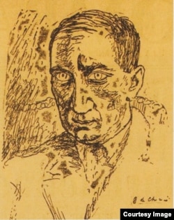Илья Зданевич. Портрет работы Джорджо де Кирико, 1947