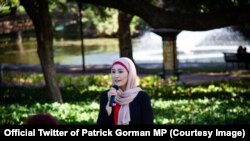 فاطمه پیمان٬ بانوی افغان - آسترالیایی که به مجلس سنای آسترالیا انتخاب گردیده است