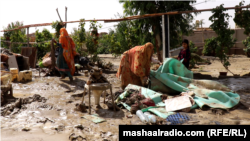 په بلوچستان کې سیلابونو او بارانونو له ۷۰۰ زیاتو کورونو ته زیان رسولی (د جولای يوولسمې انځور) 