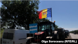 MOLDOVA Moldovan farmers protest in Causeni, June 21, 2022