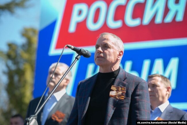 Спикер российского парламента Крыма Владимир Константинов