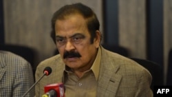 Pakistani Interior Minister Rana Sanaullah suggested to local media that Islamabad could be forced to take unilateral action against the Tehrik-e Taliban militant group inside Afghanistan. (file photo)