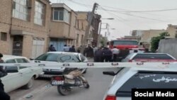عکسی که از محل وقوع حادثه منتشر شده است