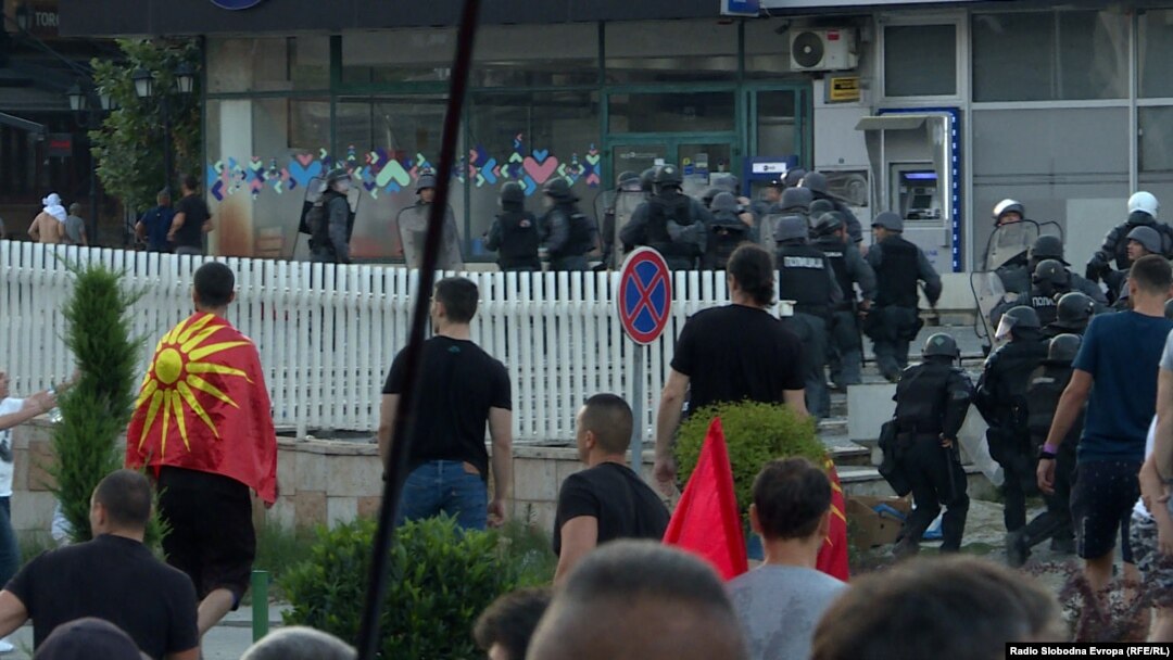 Инцидент кај Мавровка на протестите против францускиот предлог 