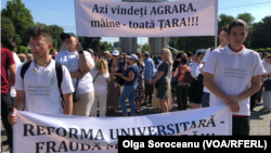 Protestul este organizat de Sindicatul Universității Agrare