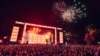 Nata hapëse e festivalit muzikor EXIT, në Novi Sad, më 7 korrik 2022.
