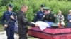 Похороны погибшего в Украине российского военнослужащего