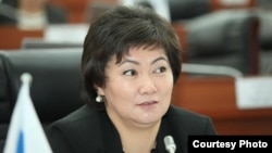 Kyrgyz parliament deputy Jyldyz Musabekova: "We have to beat the craziness out of them."