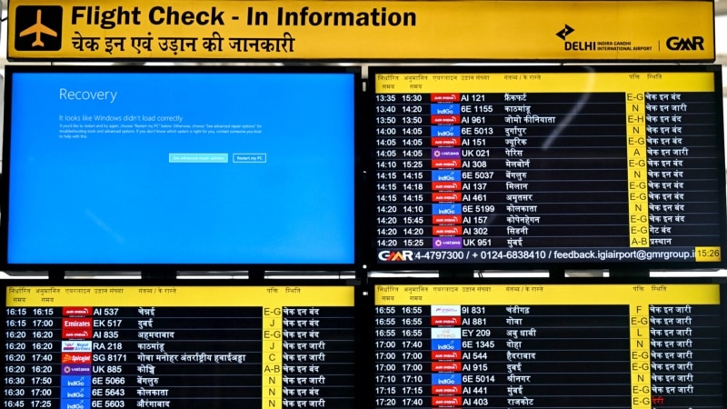 Chaos As Global Tech Outage Delays Flights, Disrupts Services