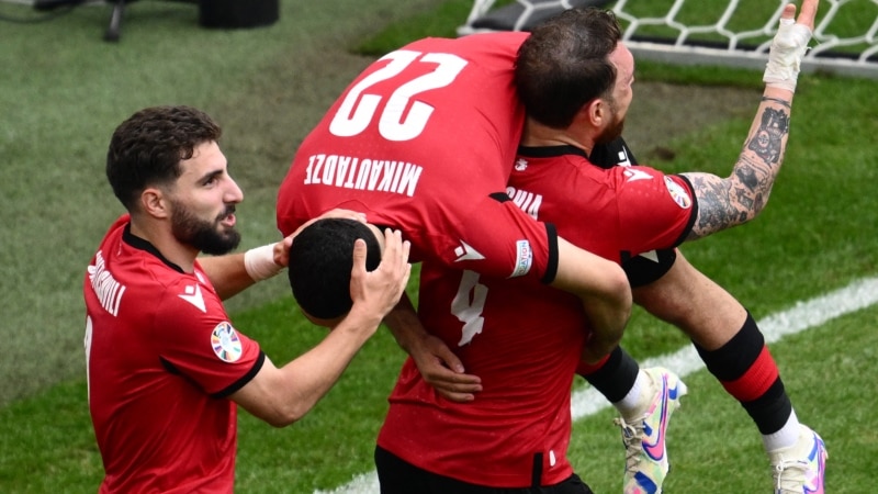 Зборная Грузіі ўпершыню ў гісторыі набрала ачко на Чэмпіянаце Эўропы па футболе