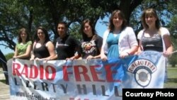 Student interns from Radio Free Liberty Hill. Photo Courtesy Shelly Wilkison/Radio Free Liberty Hill.