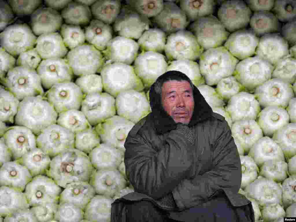 Kina - Pijaca u okolini Jiaxinga, Zhejiang provincija. Globalna kriza donijela je rekordno visoke cijene hrane u mnogim azijskim zemljama, 06.01.2011. Foto: Reuters