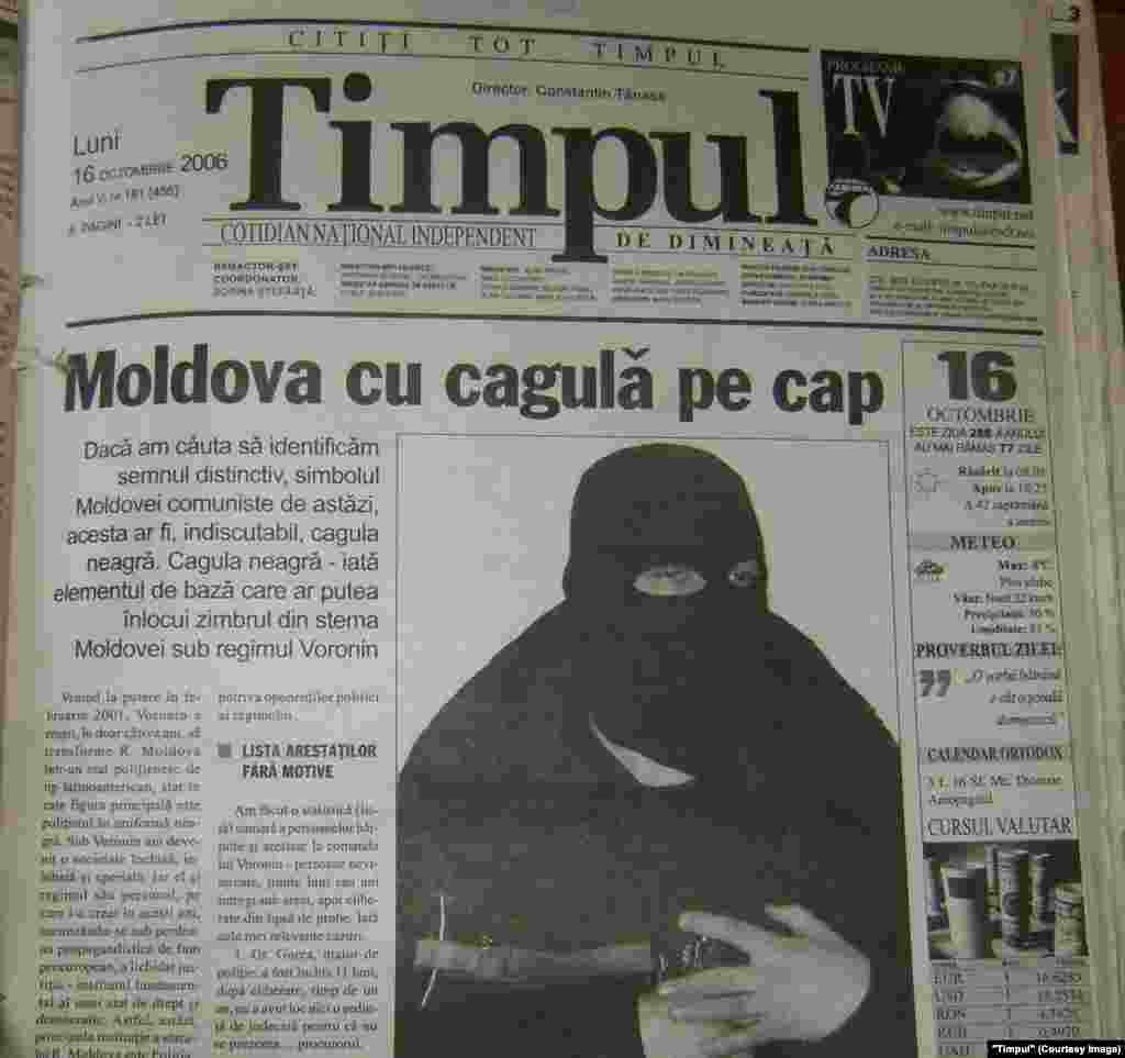 &quot;Timpul&quot;,&nbsp;16 octombrie 2006