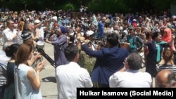 Концерт кыргызско-узбекской дружбы в Оше, 13 июня 2017 года.