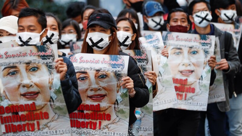 Protest u Japanu zbog vojnog puča u Mjanmaru 