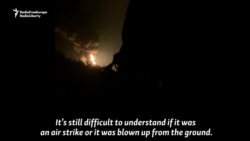Ukrainian Oil Depot Explodes Amid Battle For Air Base South Of Kyiv