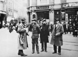 Left-wing militants in Germany's Ruhr region in the spring of 1920