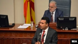 Zoran Zaev në Kuvendin e Maqedonisë
